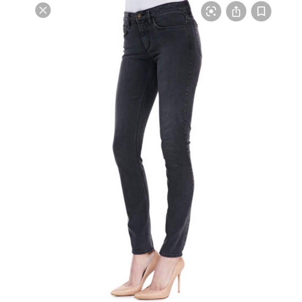 THEORY • Billy Grimsel Travel Skinny Black Jeans